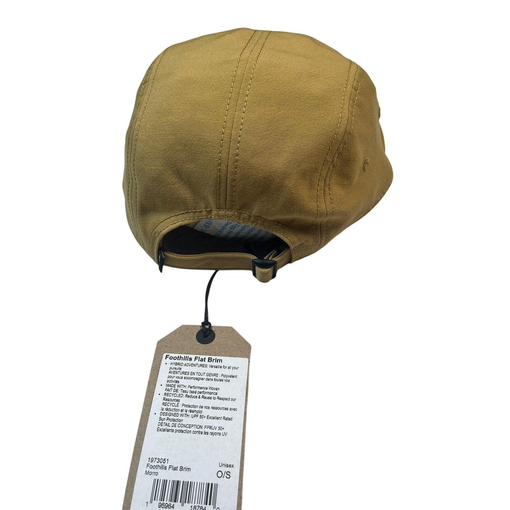 Prana Foothills Flat Brim Cap Recycled Performance Woven Hat Unisex O/S Nwt - Picture 11 of 15
